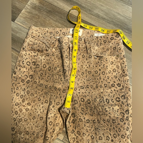 Frame Le Crop mini Boot animal Print Pants- 29 - Picture 6 of 11